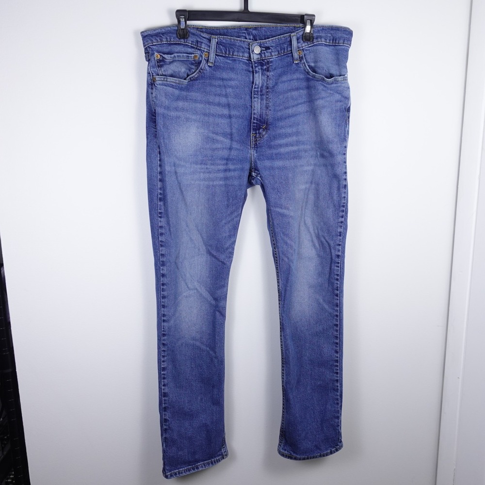 Levi's 511 Slim Fit Jeans Men's 38x30 Blue Medium Wash Straight Leg Denim